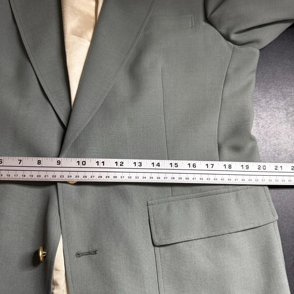 Hart‎ Schaffner Marx Jack Nicklaus Blazer Sport Coat Mens 41R Gray Gold Buttons